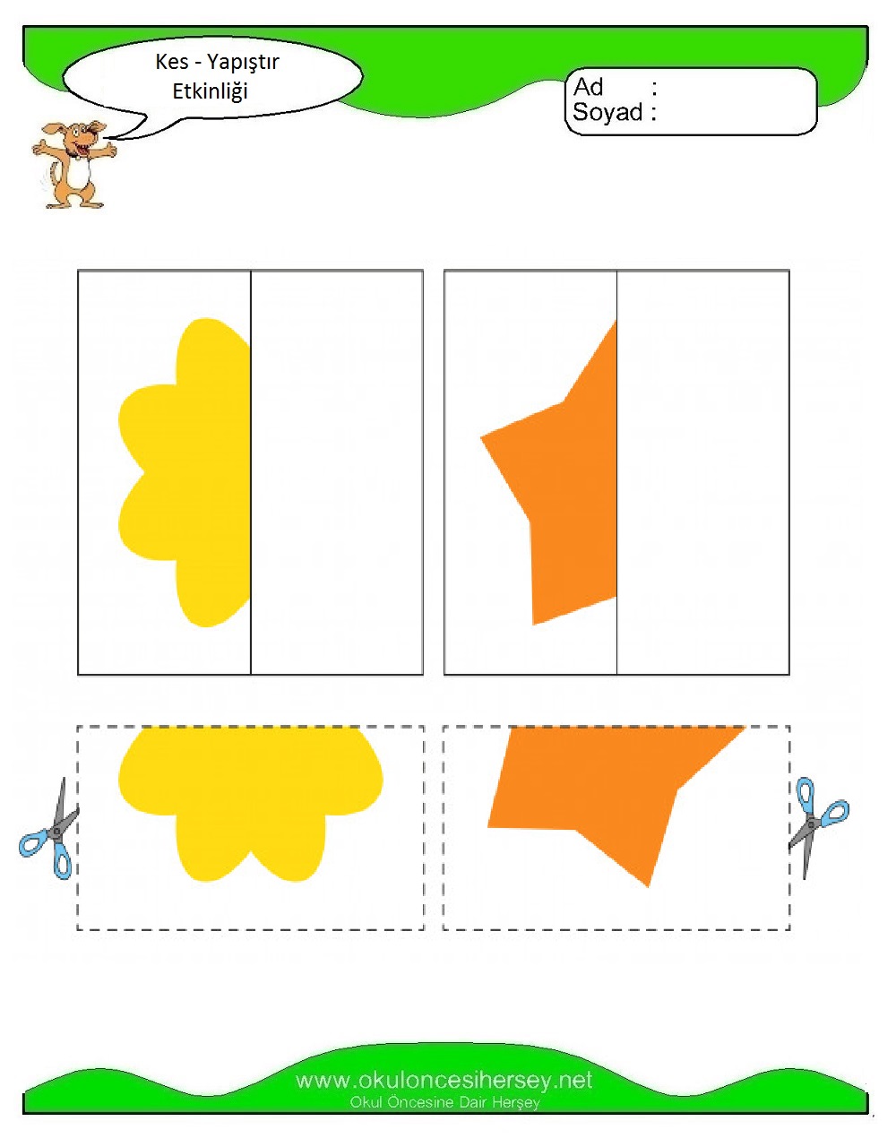 Kes Yapıştır Çalışmaları