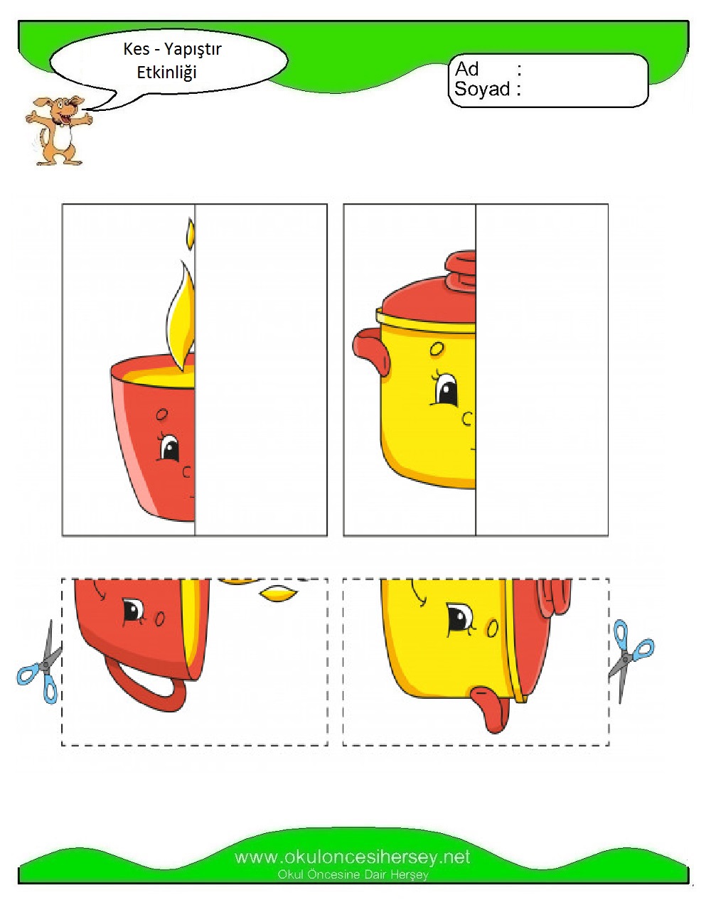 Kes Yapıştır Çalışmaları