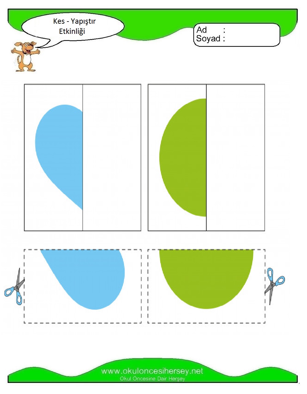 Kes Yapıştır Çalışmaları