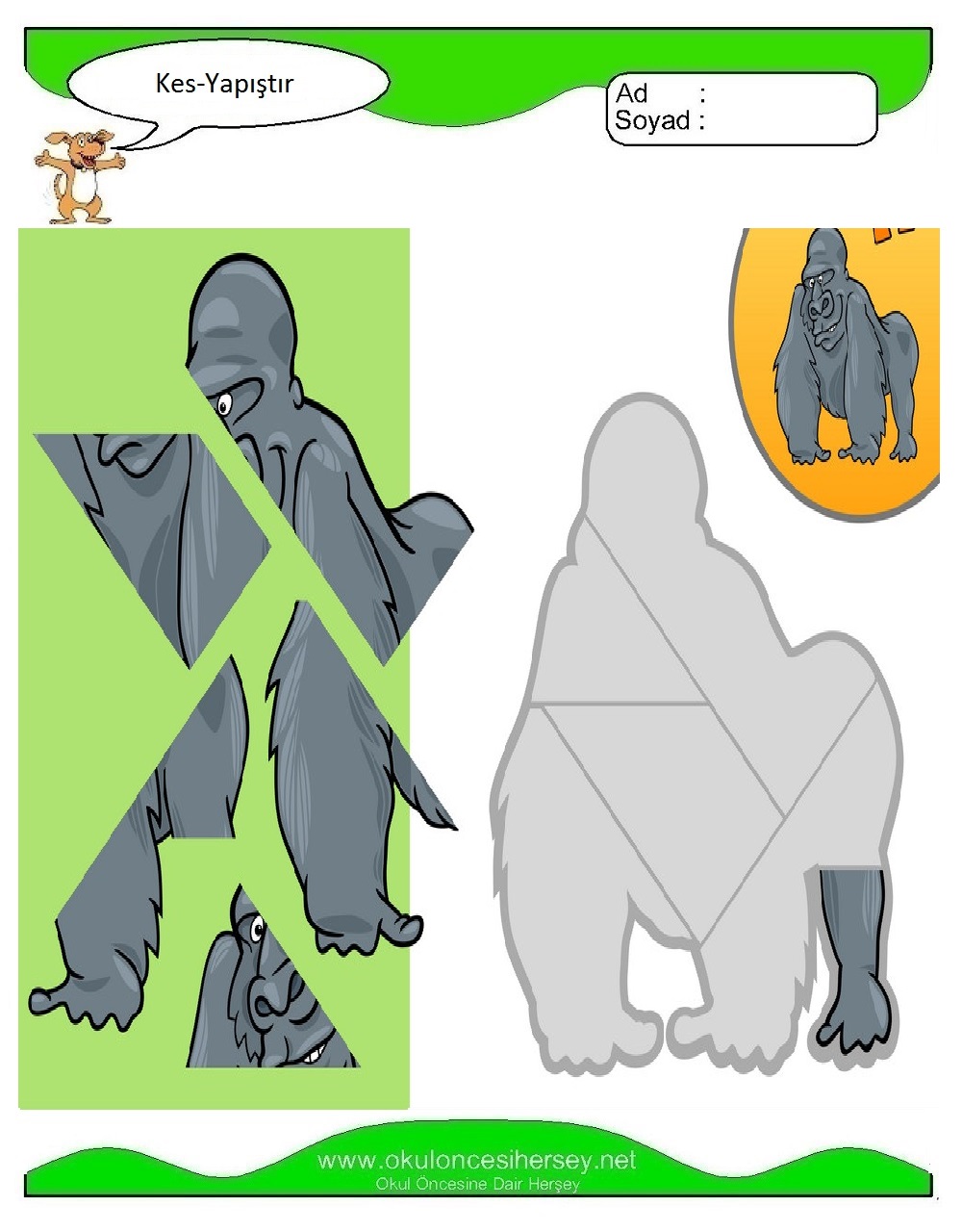 Kes Yapıştır Çalışmaları