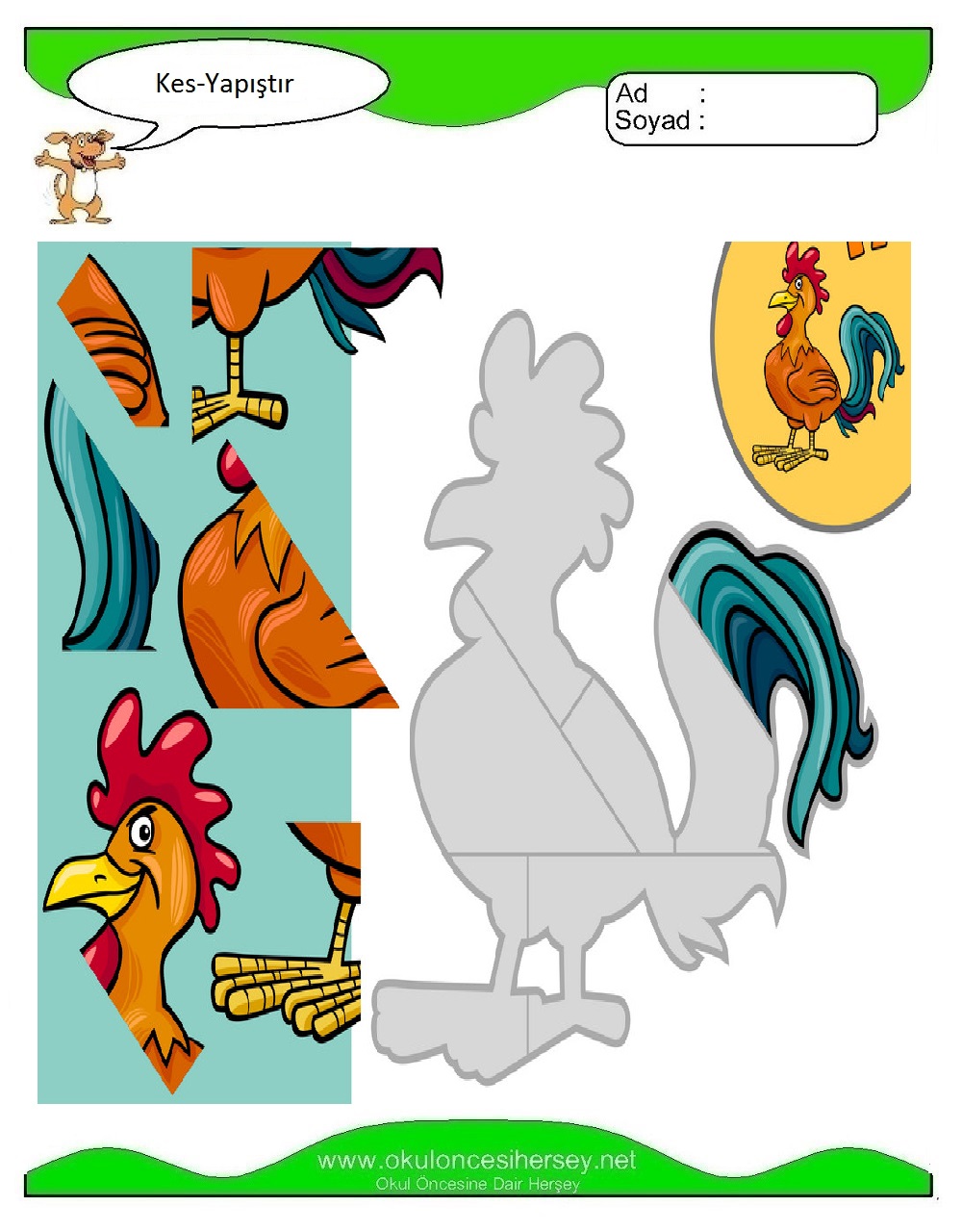 Kes Yapıştır Çalışmaları