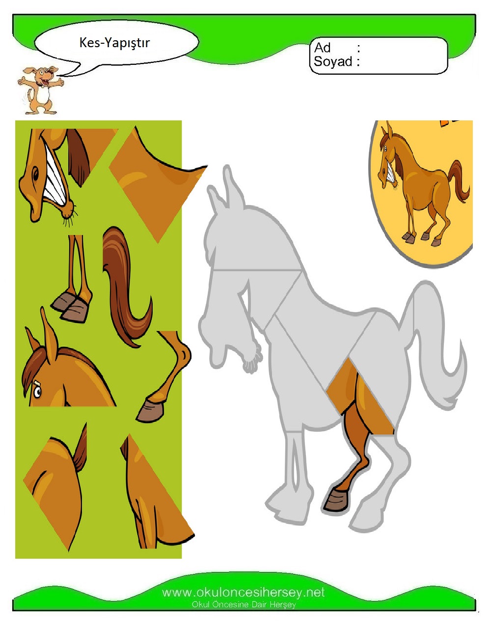 Kes Yapıştır Çalışmaları