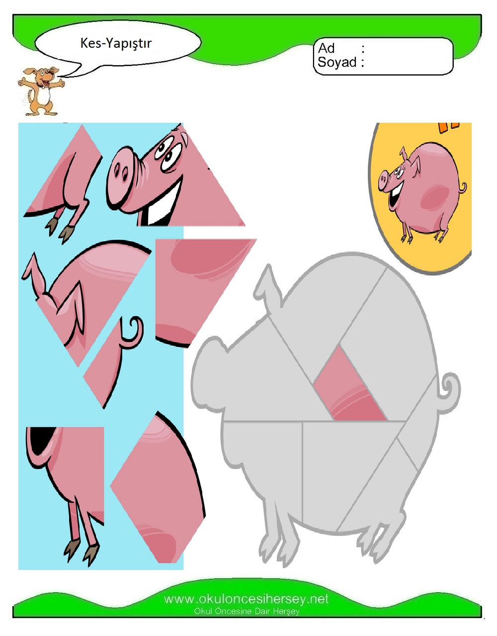 Kes Yapıştır Çalışmaları