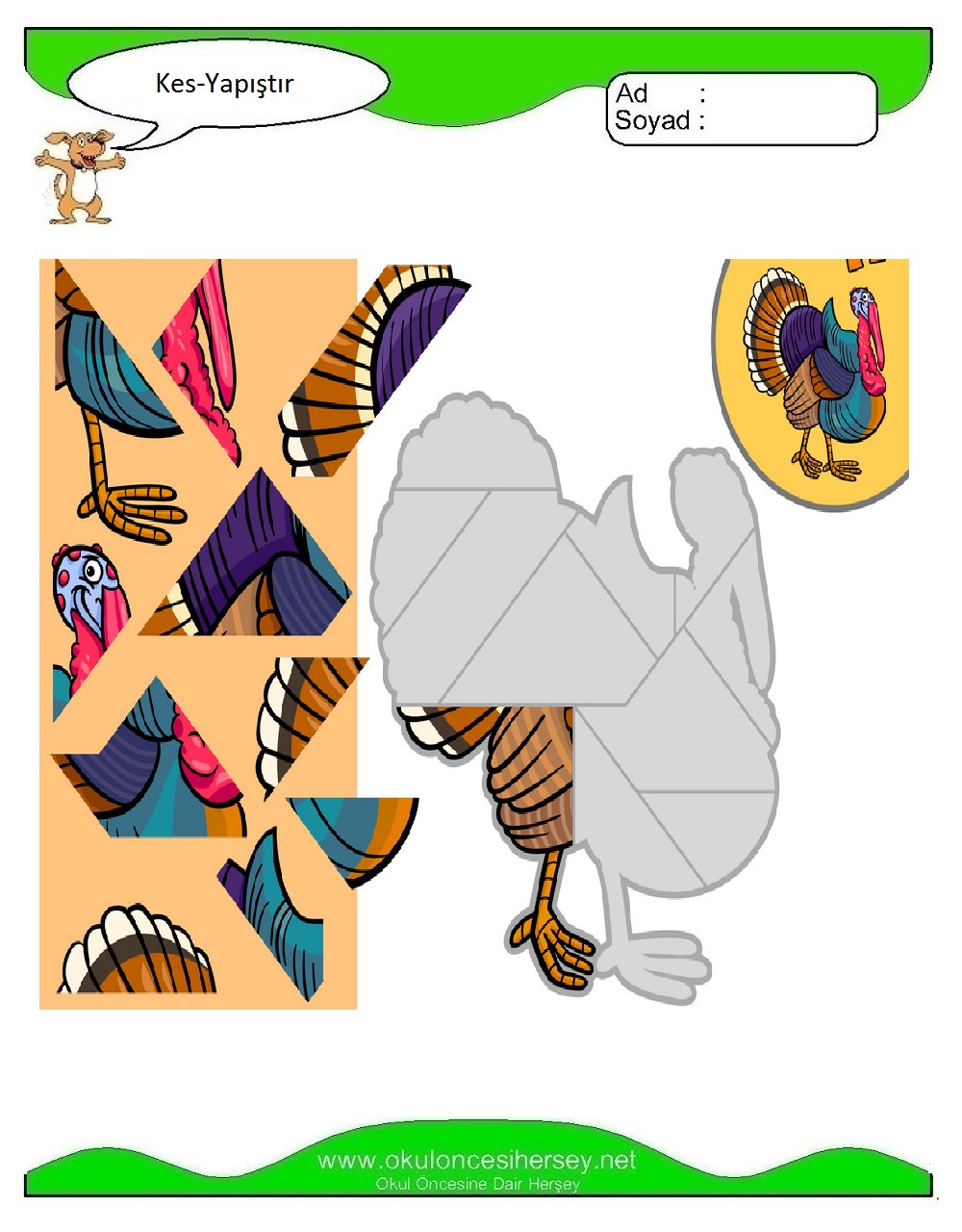 Kes Yapıştır Çalışmaları