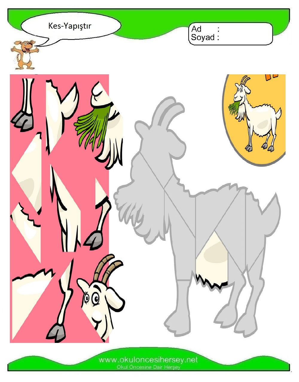 Kes Yapıştır Çalışmaları