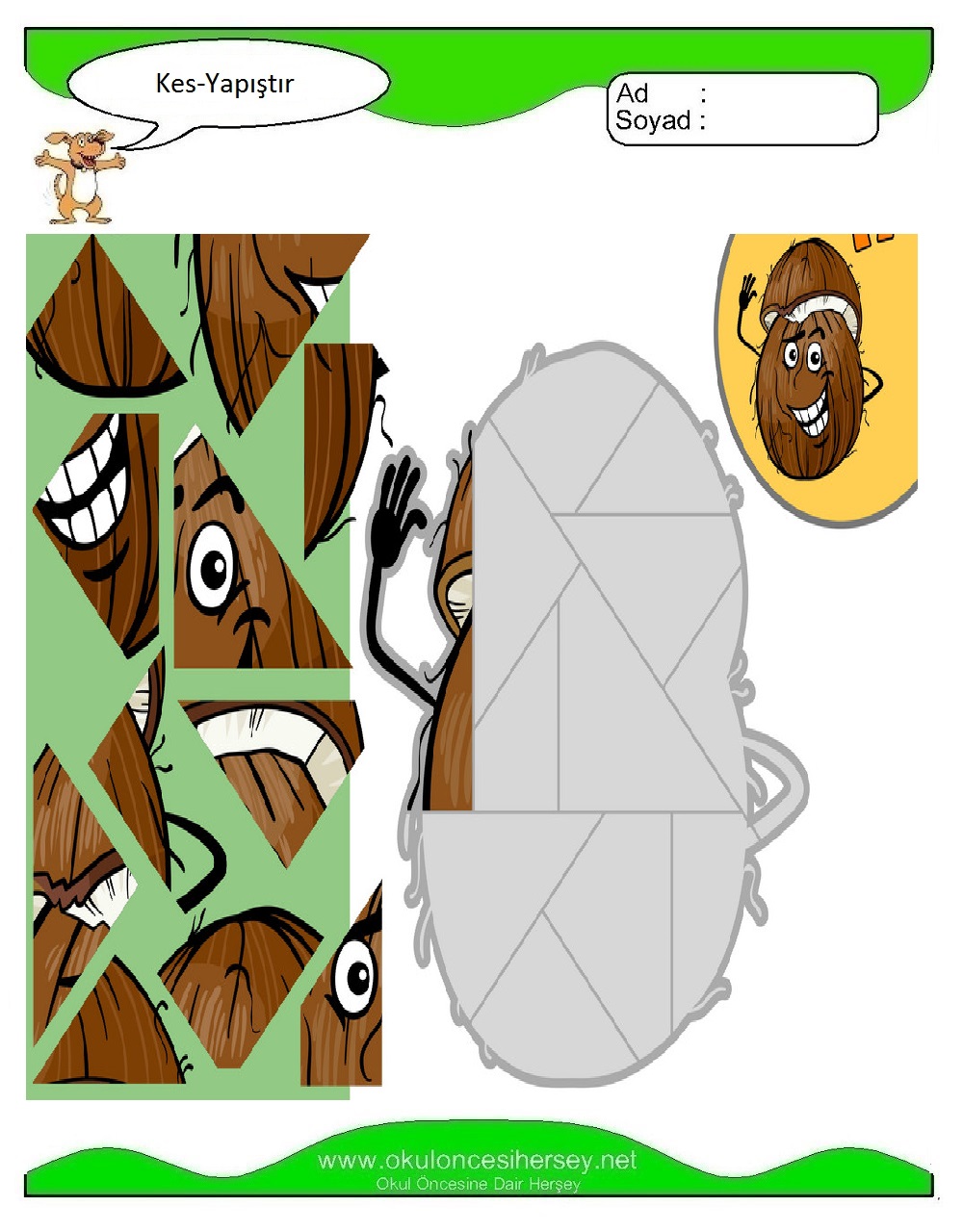 Kes Yapıştır Çalışmaları