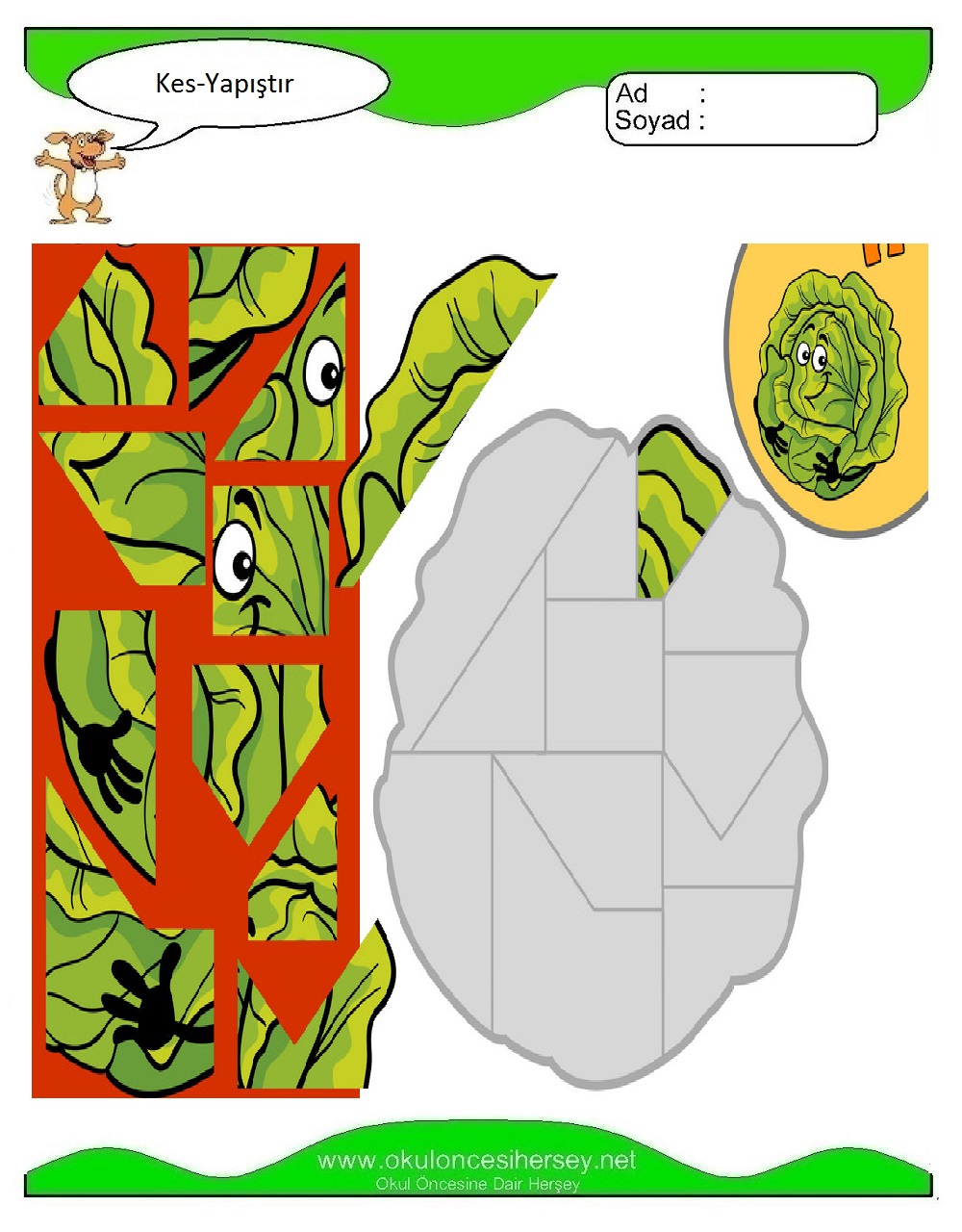 Kes Yapıştır Çalışmaları