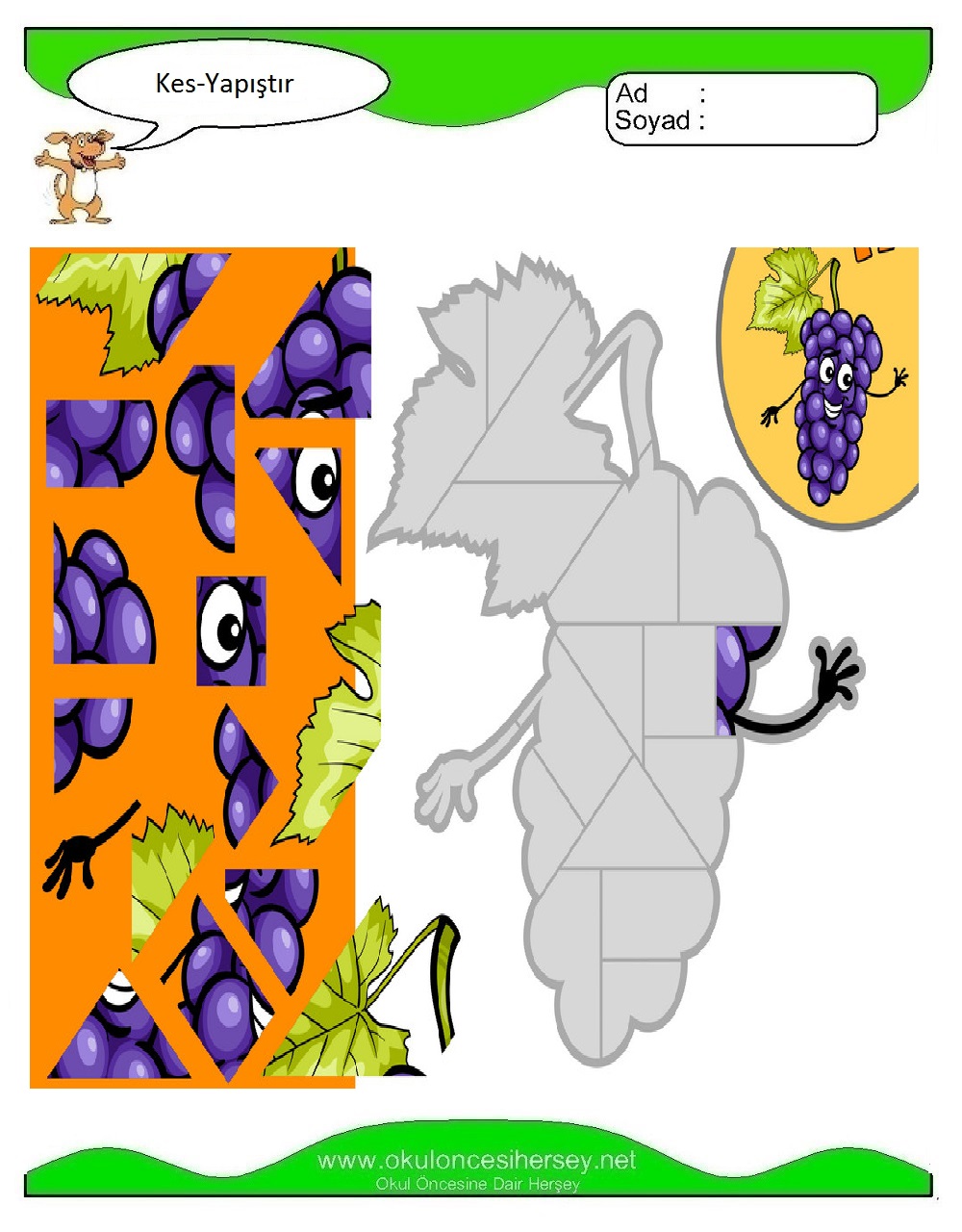 Kes Yapıştır Çalışmaları