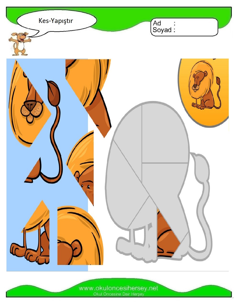 Kes Yapıştır Çalışmaları