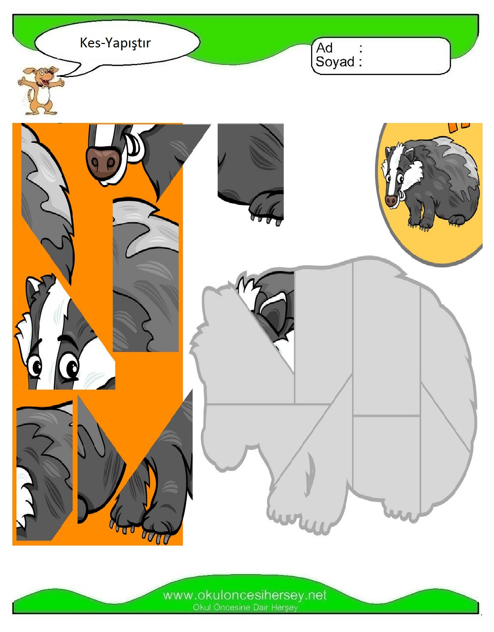 Kes Yapıştır Çalışmaları