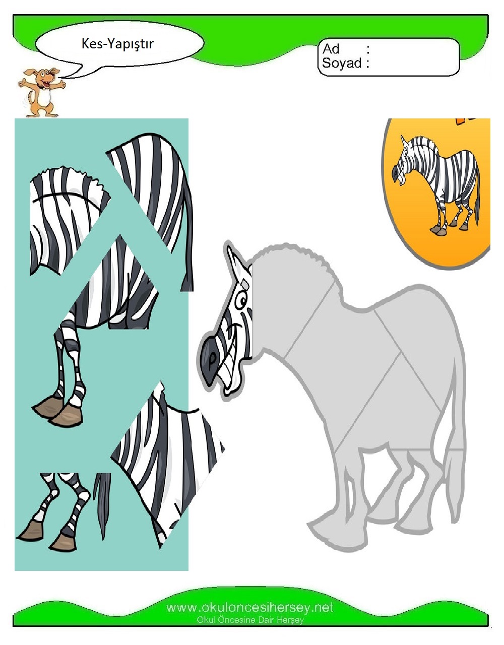 Kes Yapıştır Çalışmaları