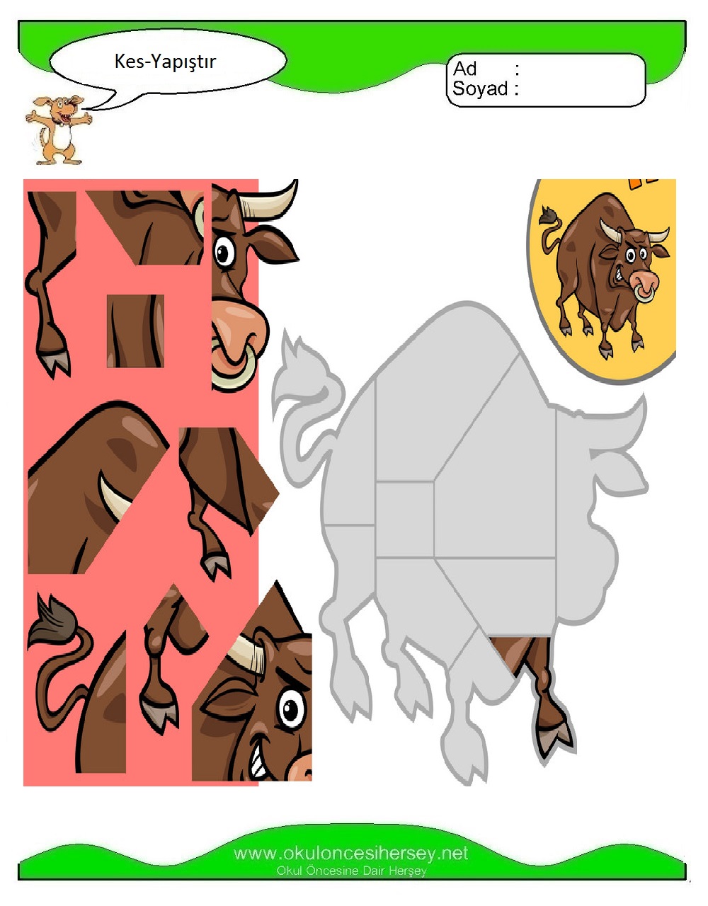 Kes Yapıştır Çalışmaları