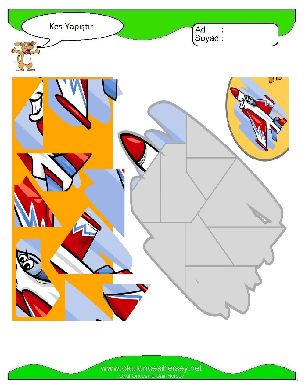 Kes Yapıştır Çalışmaları