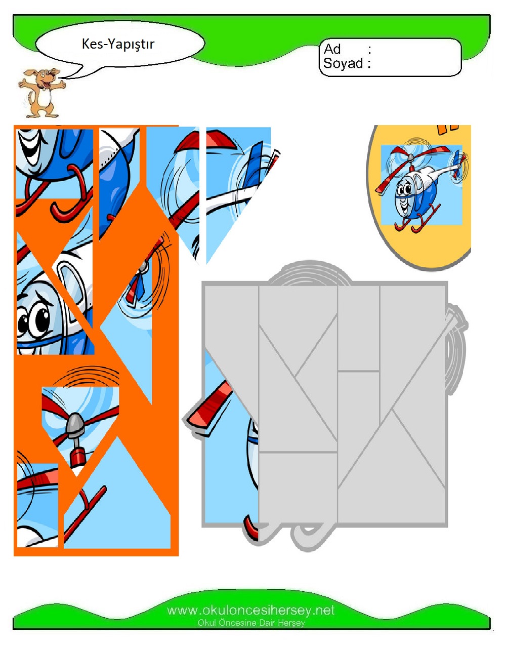 Kes Yapıştır Çalışmaları