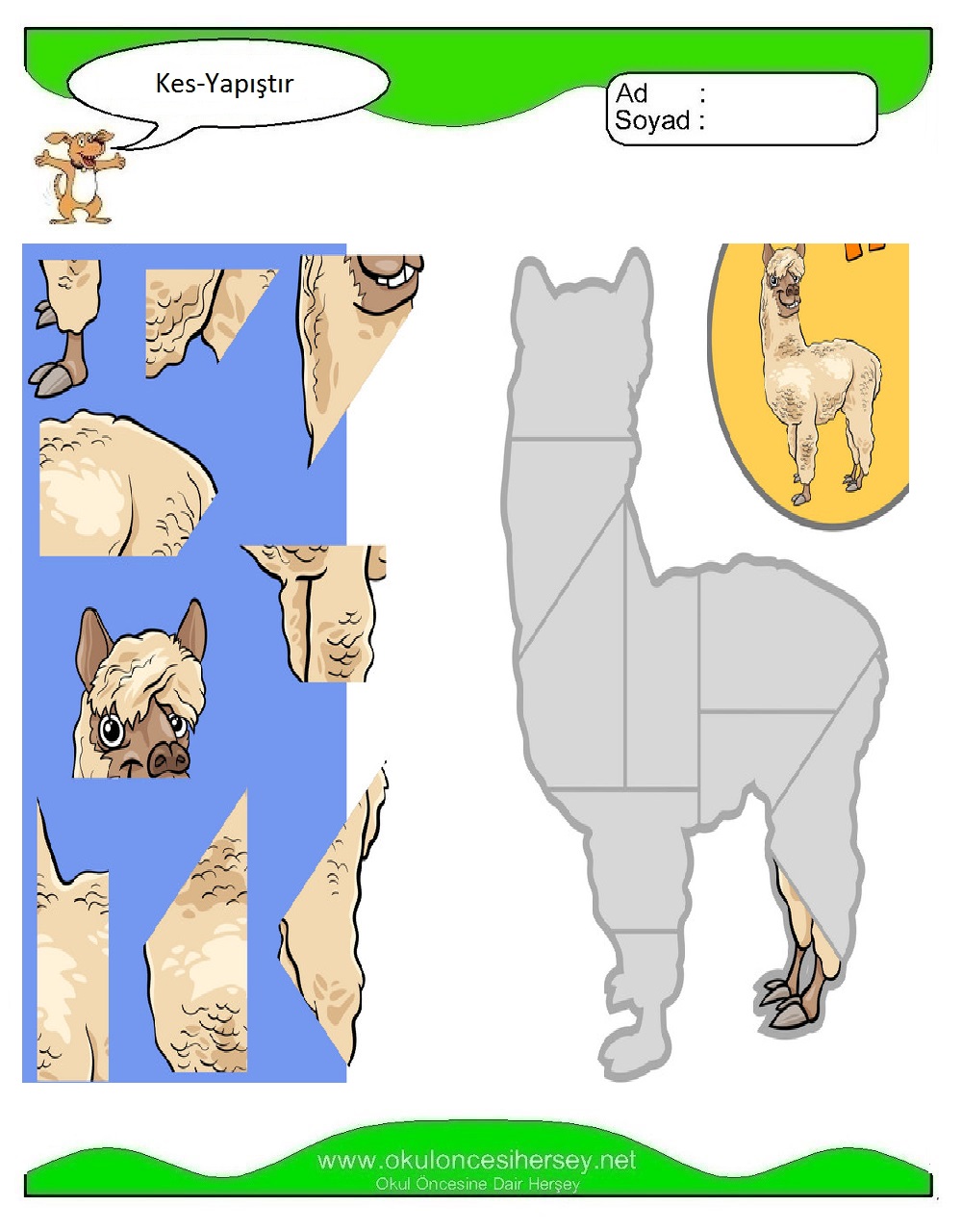 Kes Yapıştır Çalışmaları