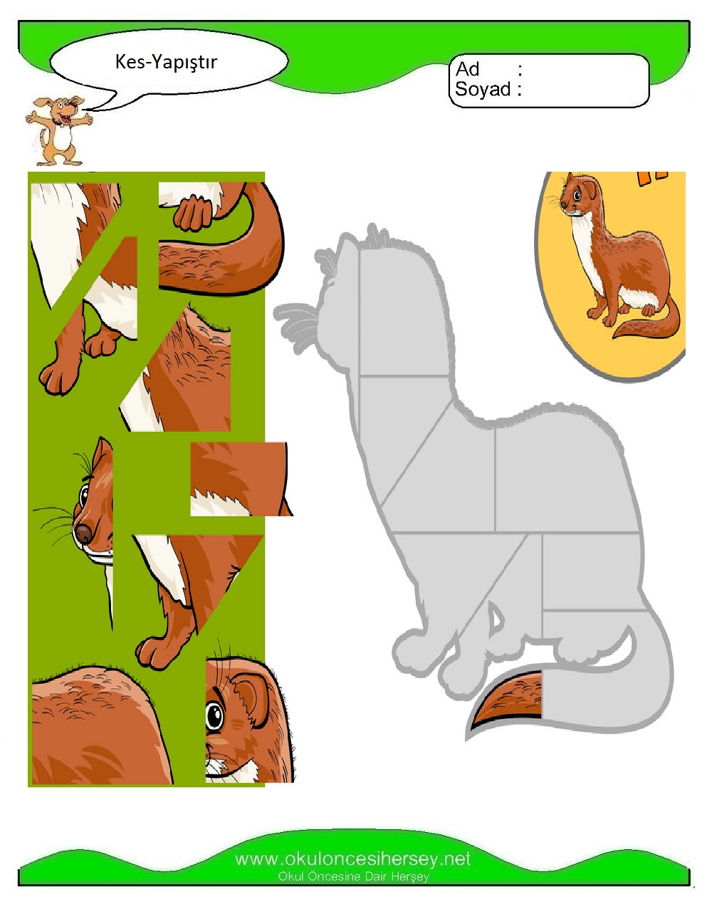 Kes Yapıştır Çalışmaları