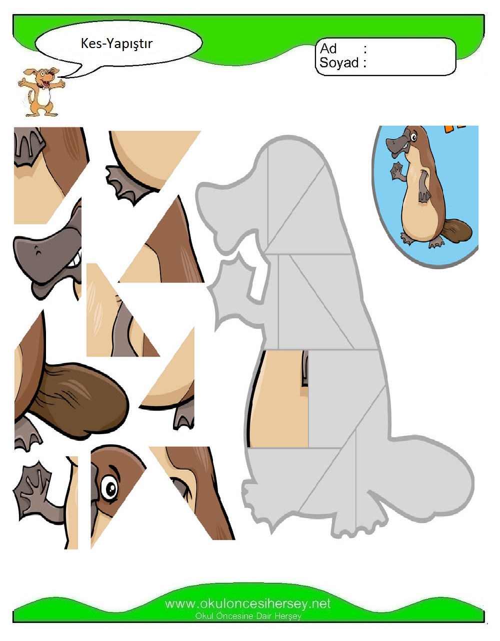 Kes Yapıştır Çalışmaları