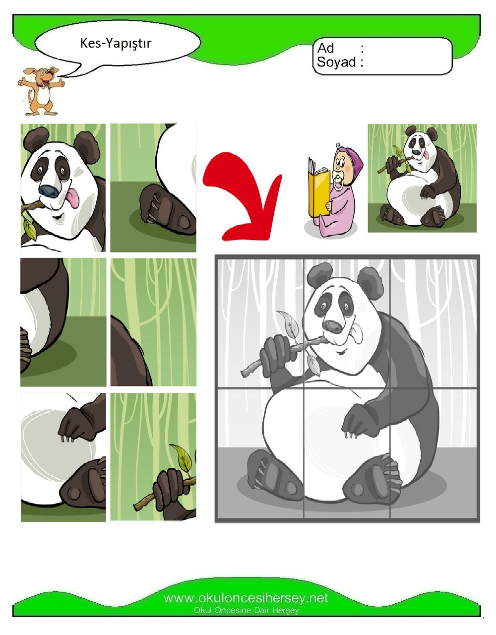 Kes Yapıştır Çalışmaları