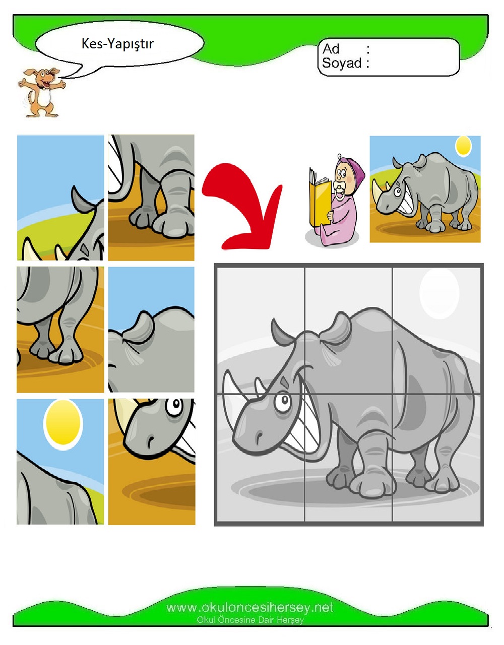 Kes Yapıştır Çalışmaları