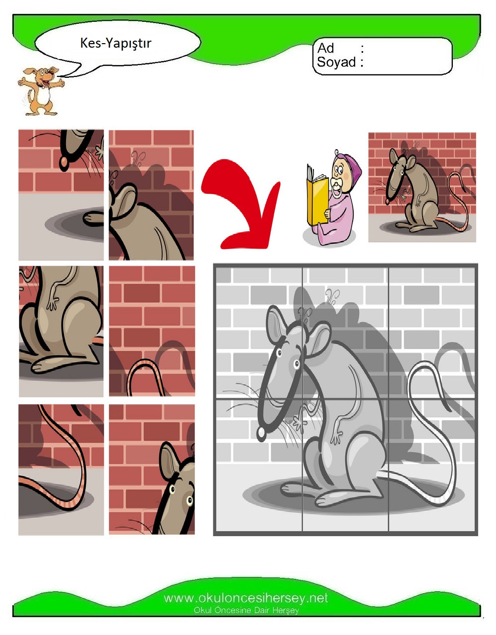 Kes Yapıştır Çalışmaları