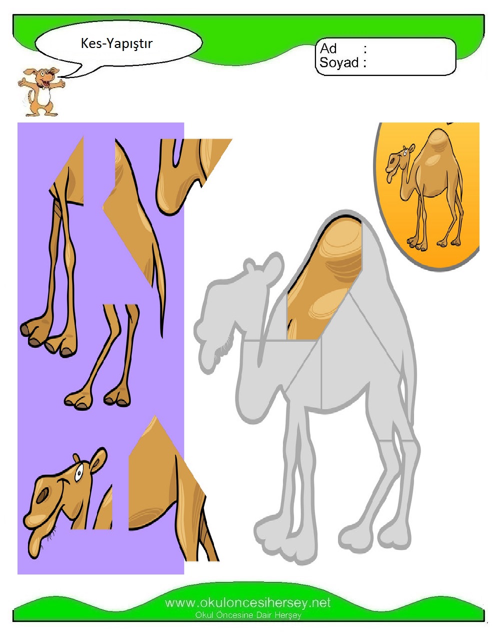 Kes Yapıştır Çalışmaları