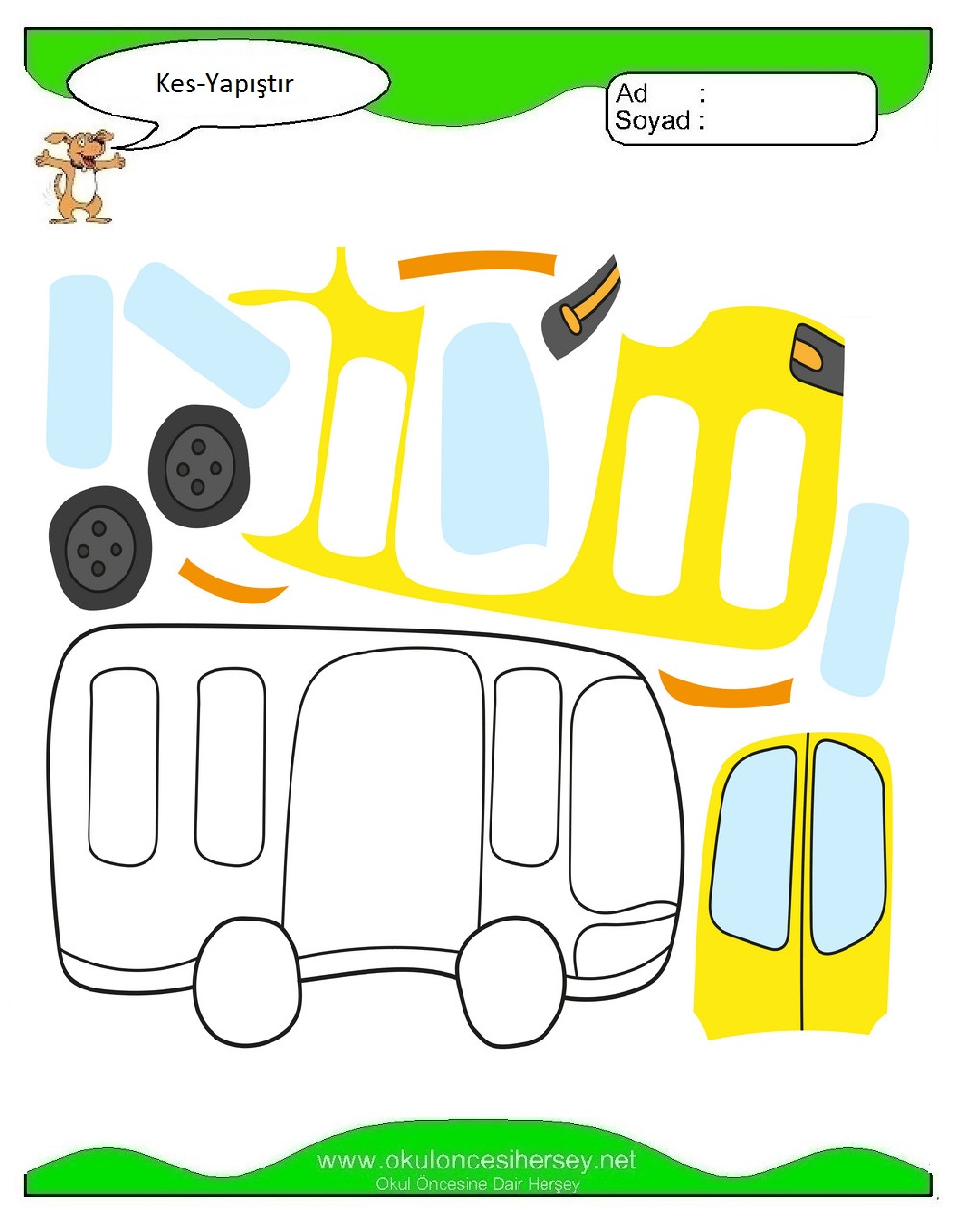 Kes Yapıştır Çalışmaları