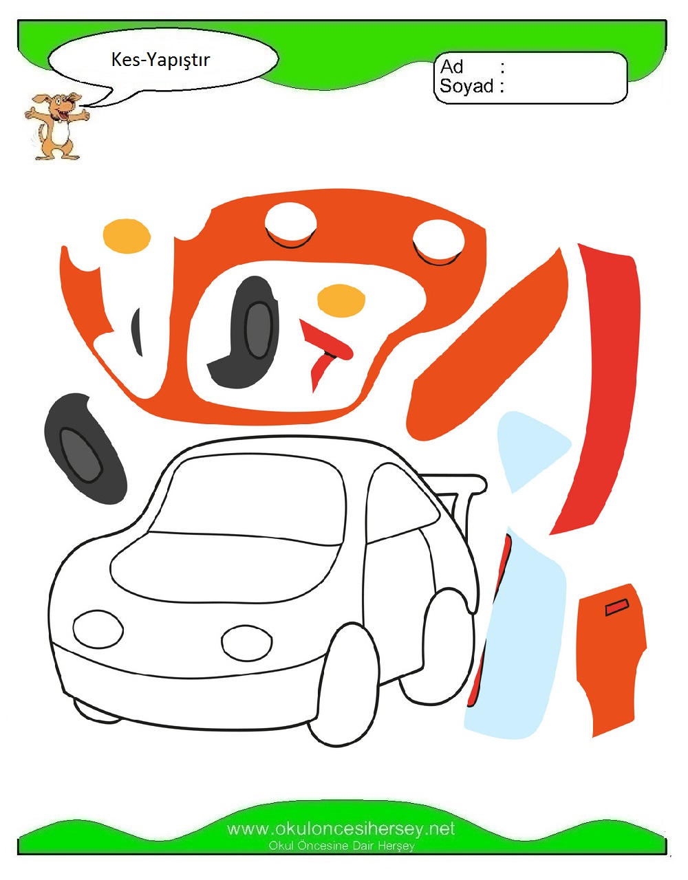 Kes Yapıştır Çalışmaları