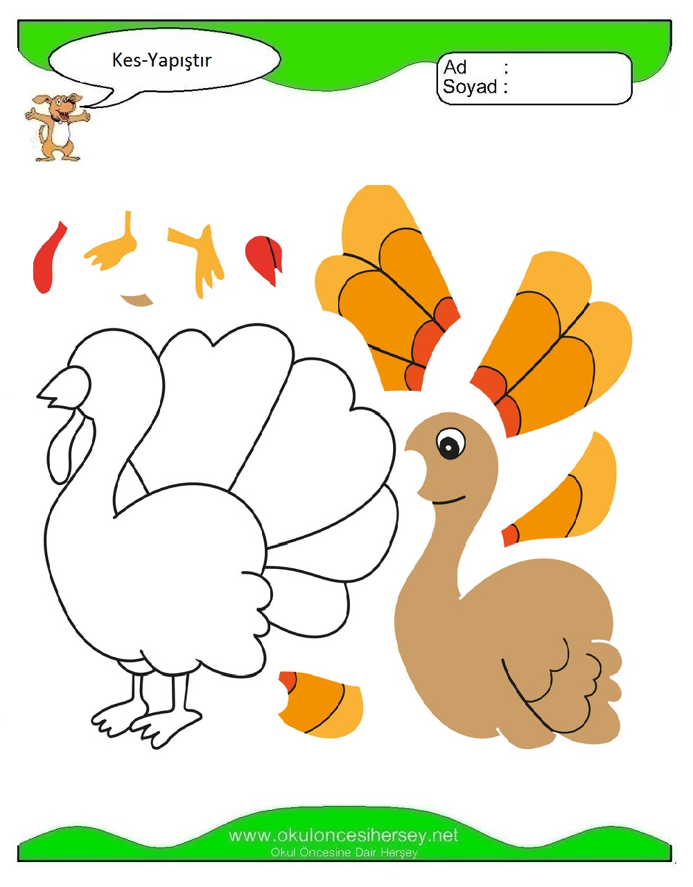 Kes Yapıştır Çalışmaları