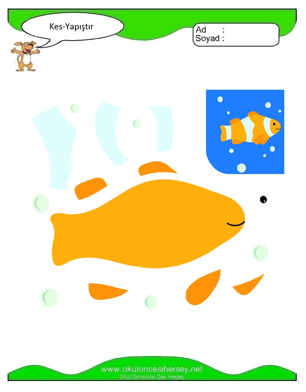 Kes Yapıştır Çalışmaları