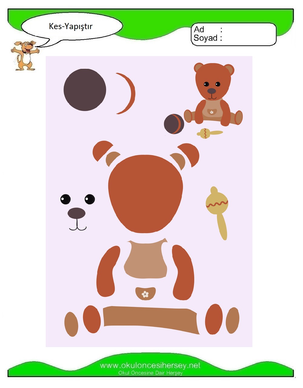 Kes Yapıştır Çalışmaları