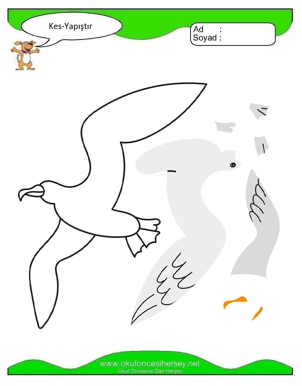 Kes Yapıştır Çalışmaları