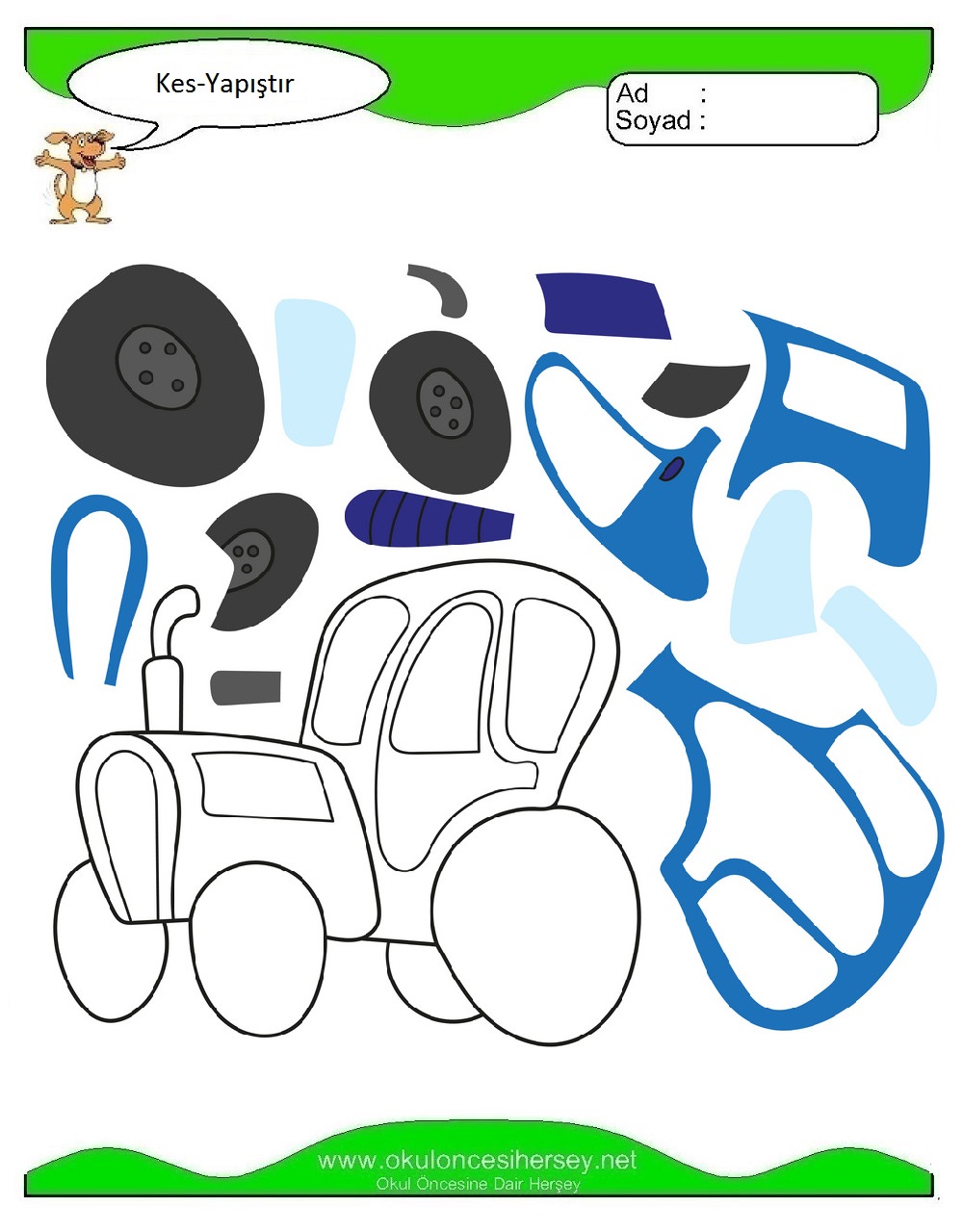 Kes Yapıştır Çalışmaları