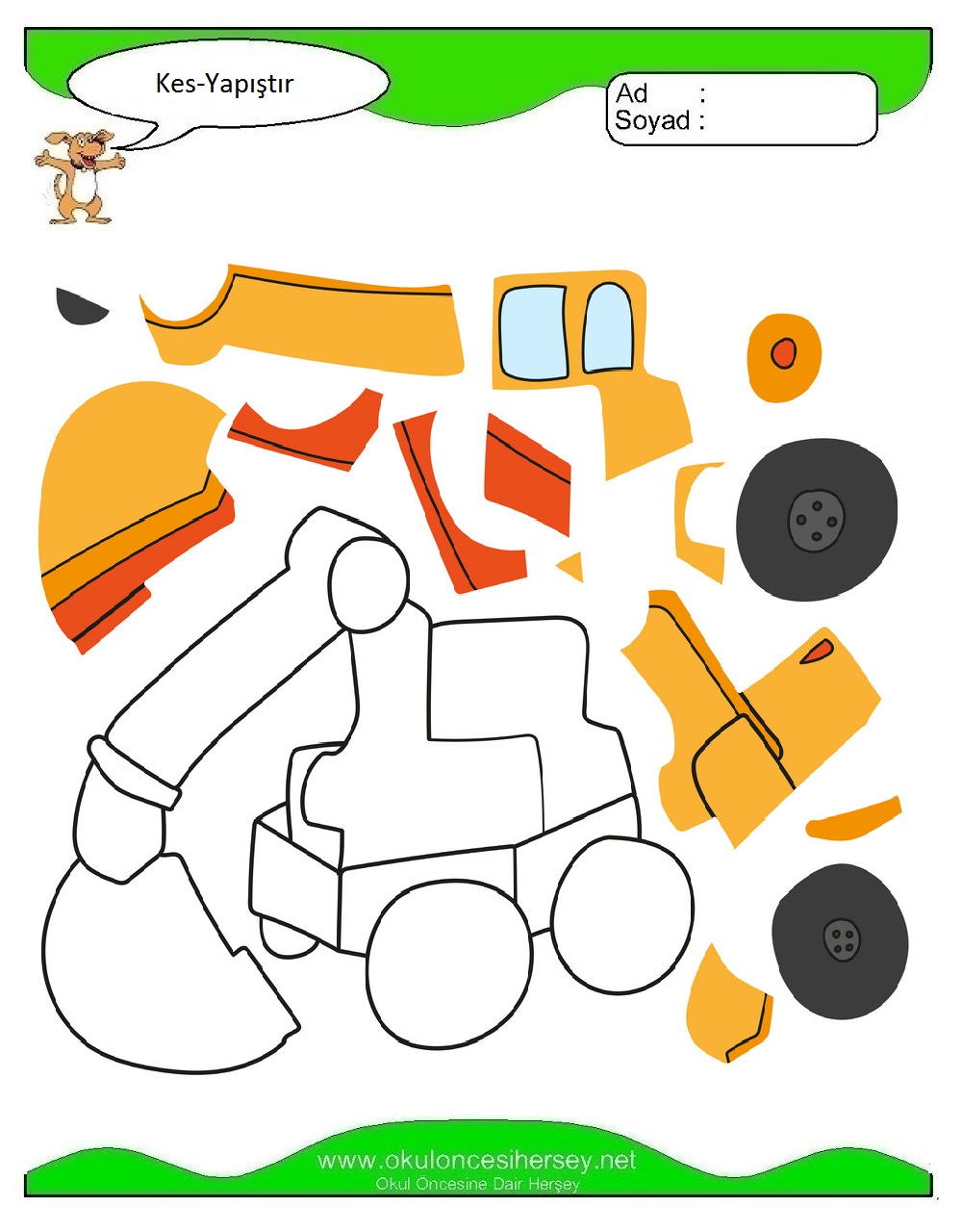 Kes Yapıştır Çalışmaları