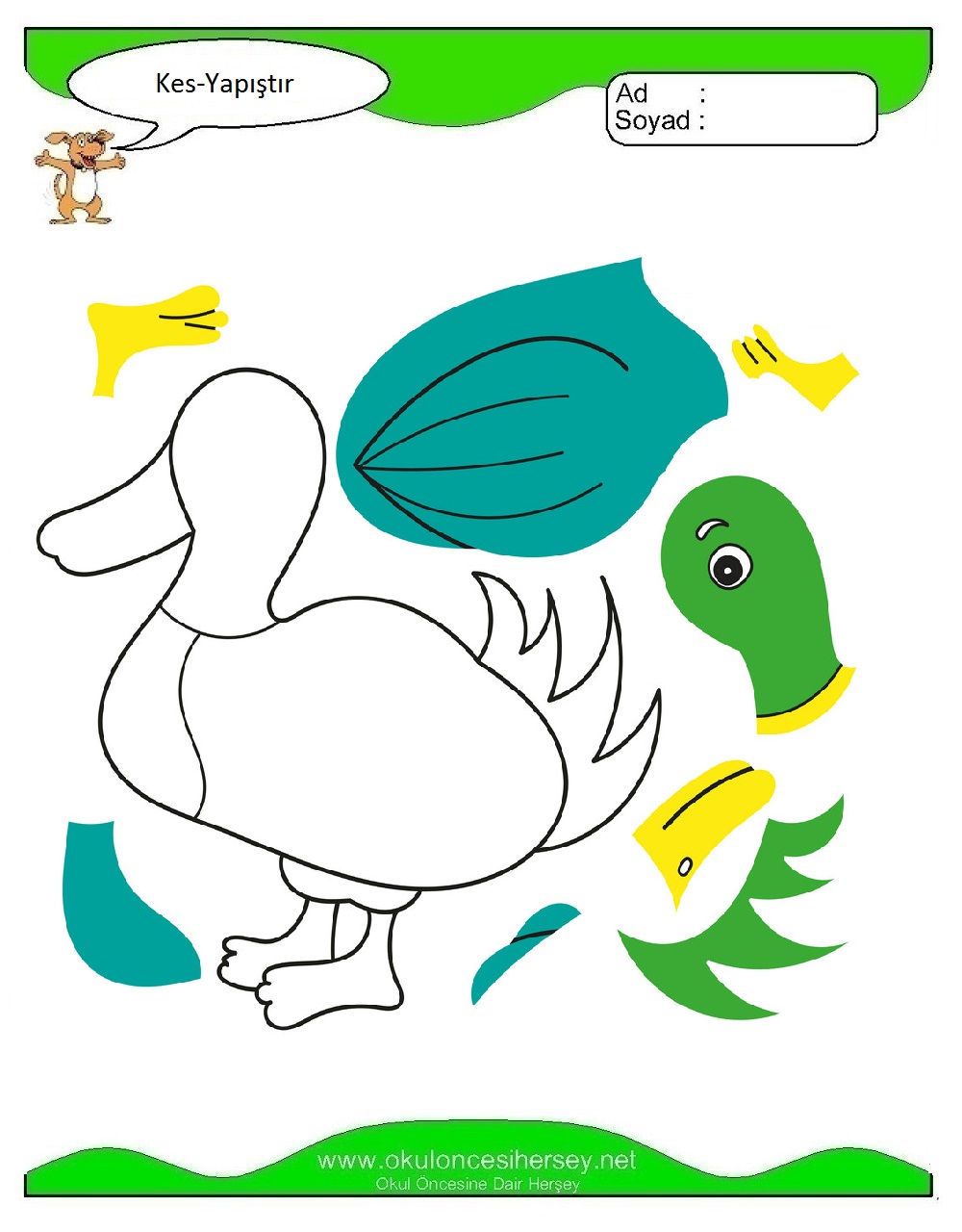 Kes Yapıştır Çalışmaları