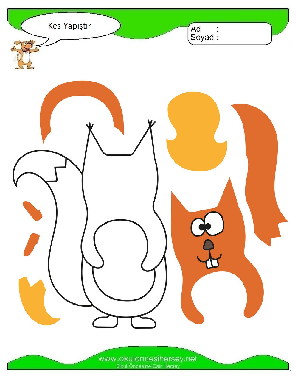 Kes Yapıştır Çalışmaları