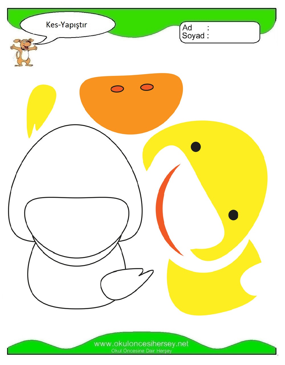 Kes Yapıştır Çalışmaları