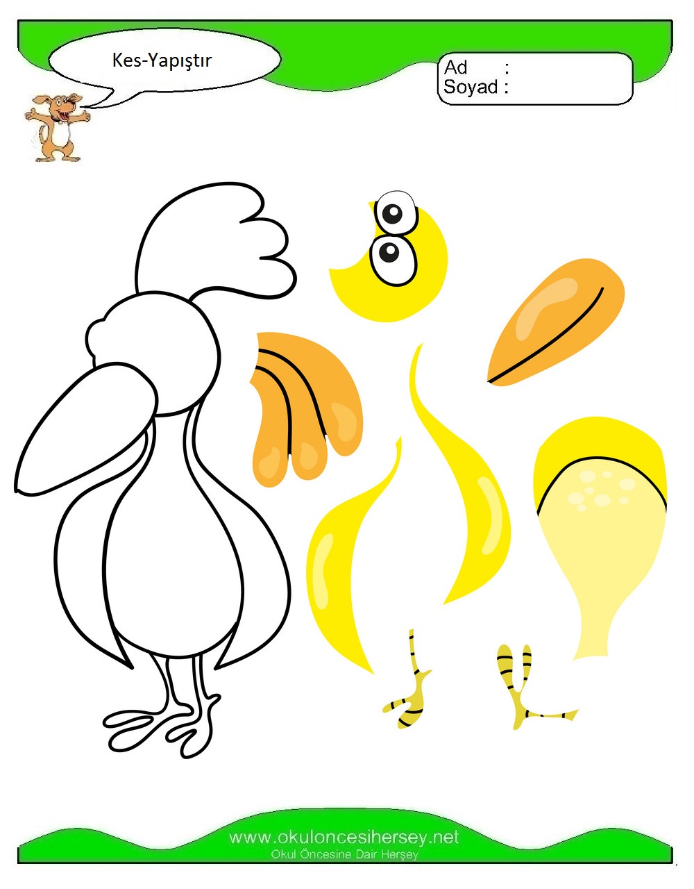 Kes Yapıştır Çalışmaları