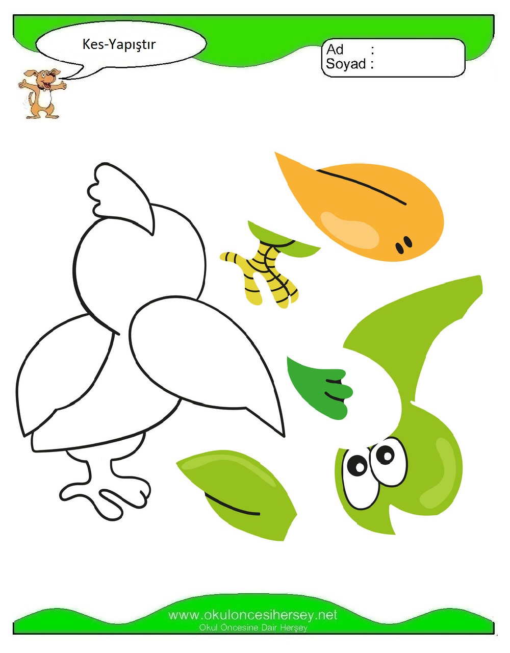 Kes Yapıştır Çalışmaları