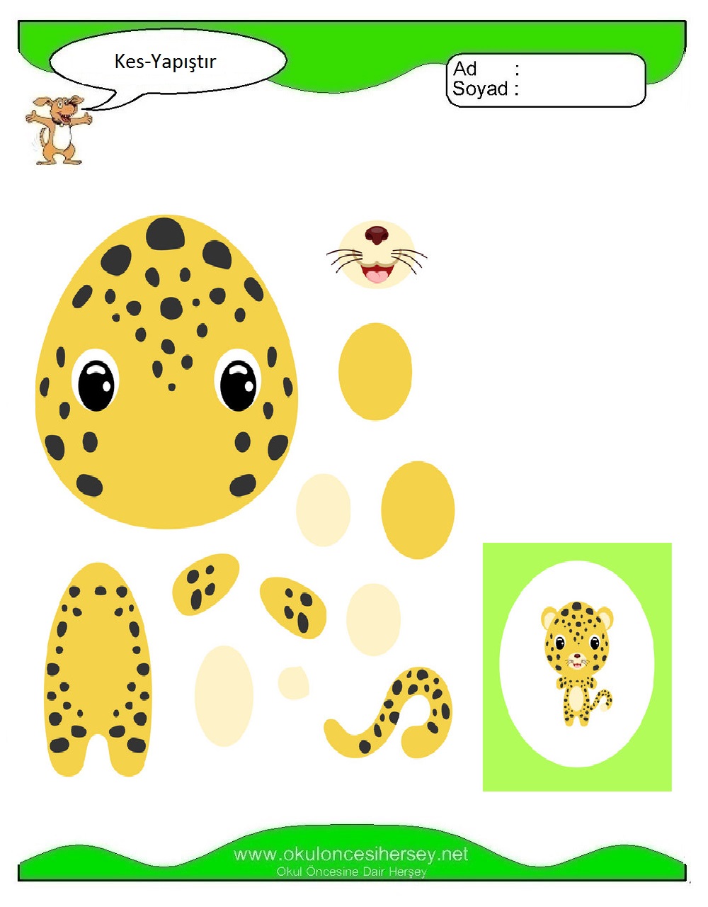 Kes Yapıştır Çalışmaları