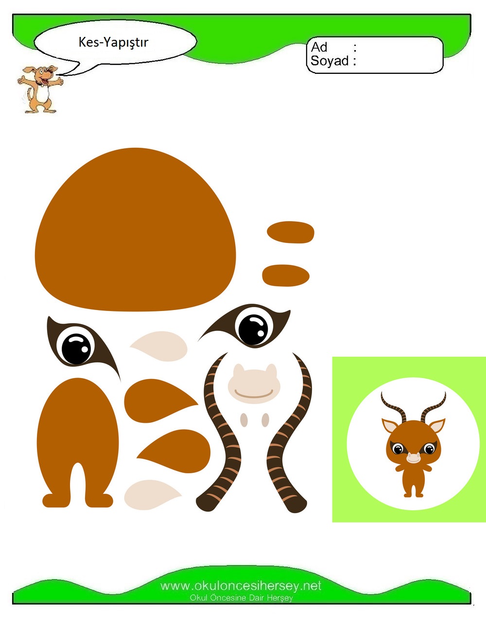 Kes Yapıştır Çalışmaları