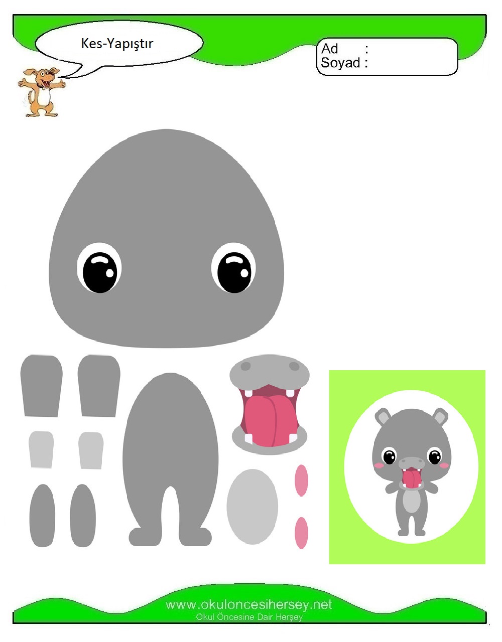 Kes Yapıştır Çalışmaları