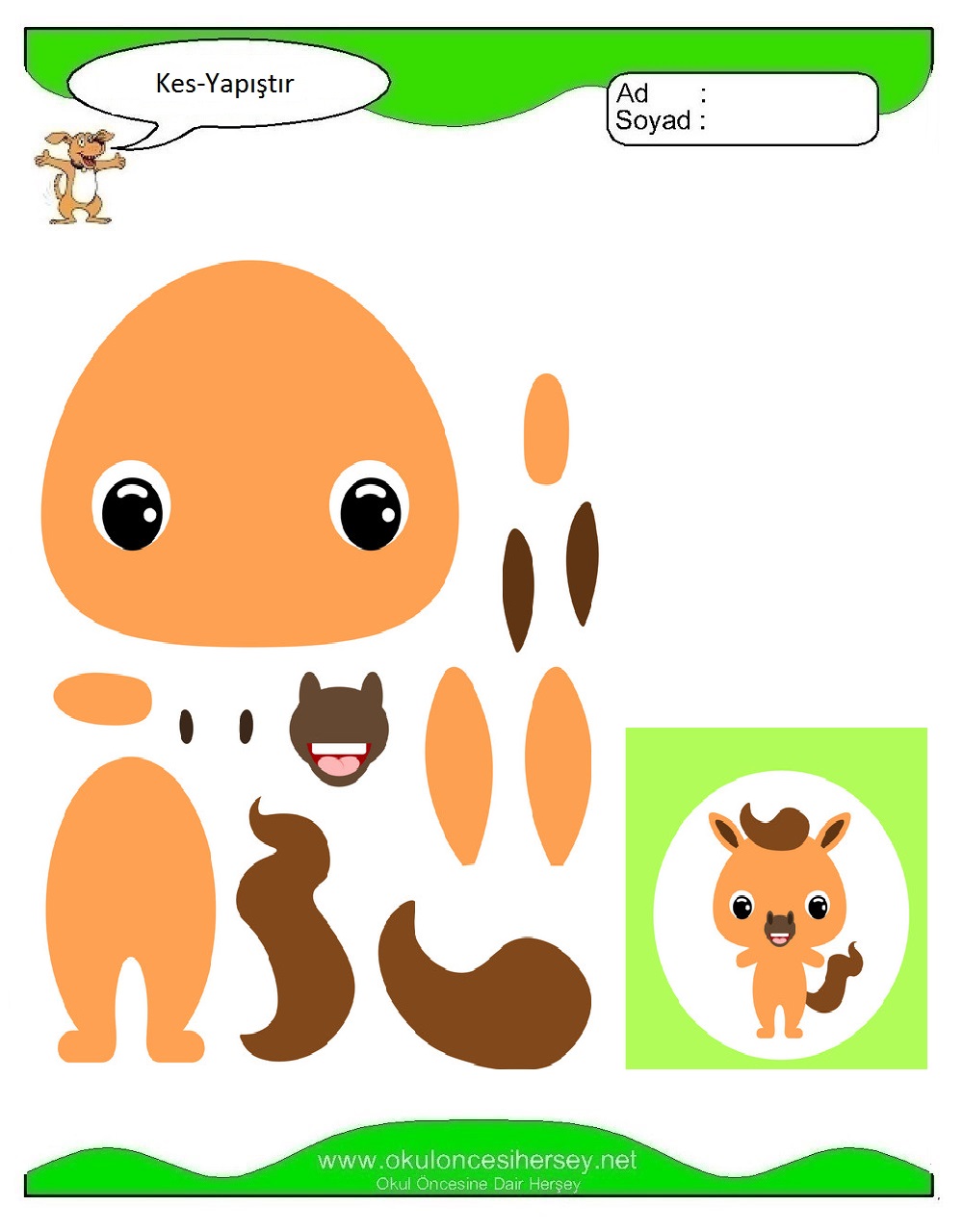 Kes Yapıştır Çalışmaları