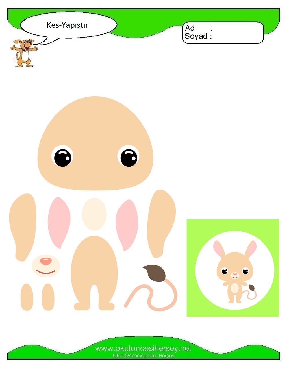 Kes Yapıştır Çalışmaları