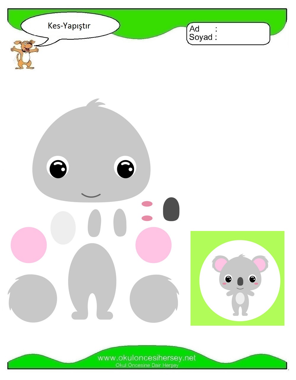 Kes Yapıştır Çalışmaları