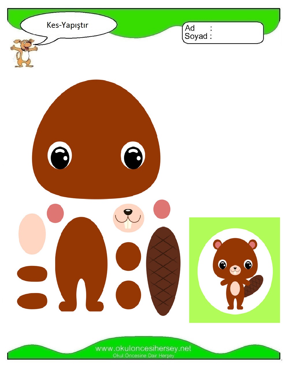 Kes Yapıştır Çalışmaları