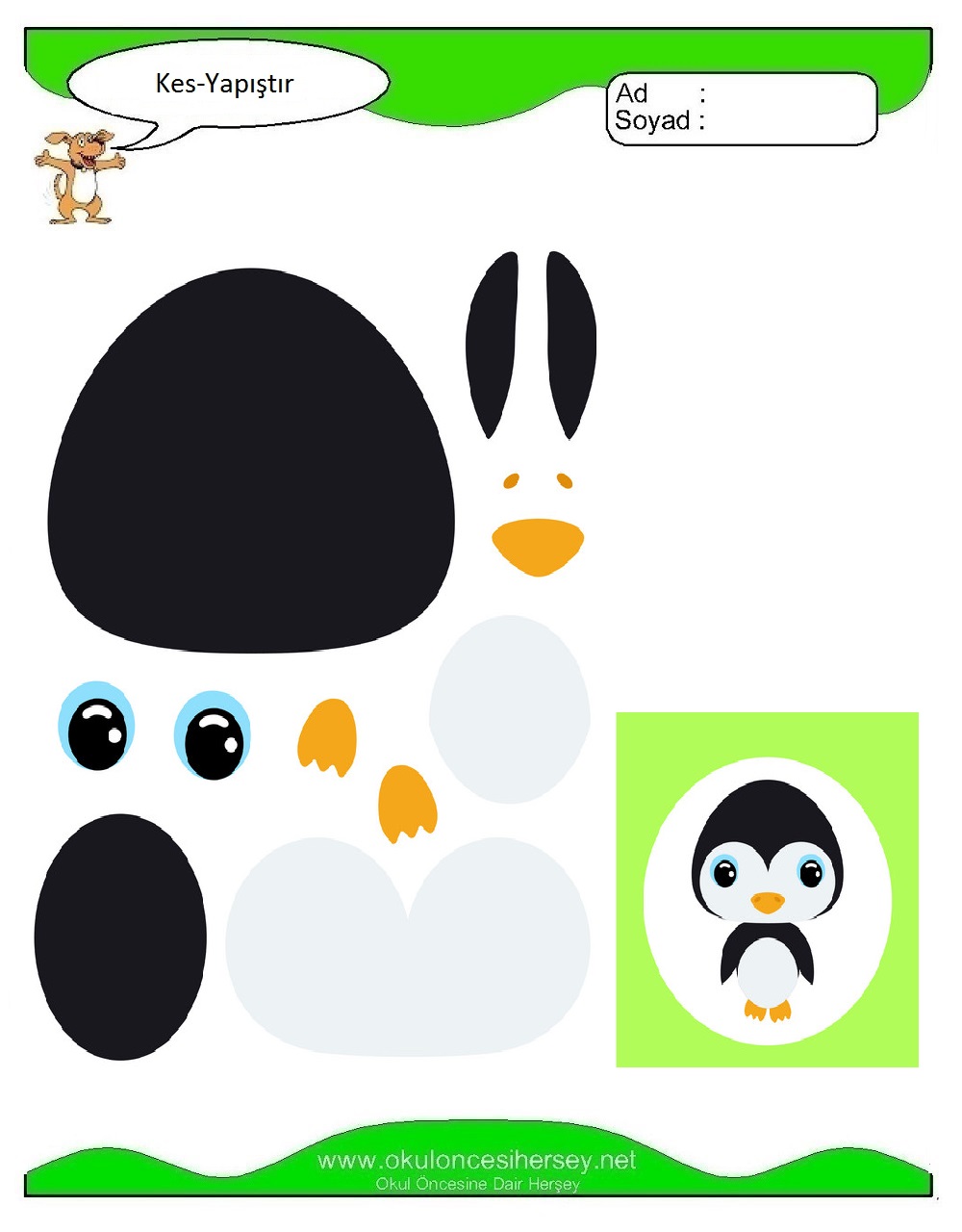 Kes Yapıştır Çalışmaları