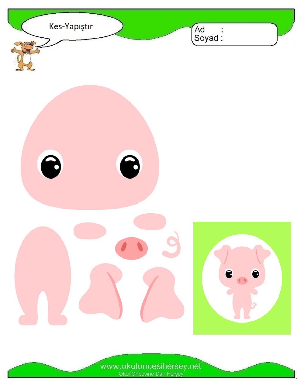 Kes Yapıştır Çalışmaları