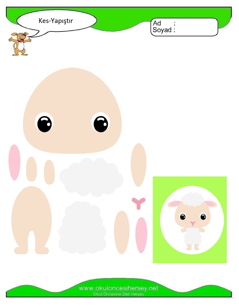 Kes Yapıştır Çalışmaları