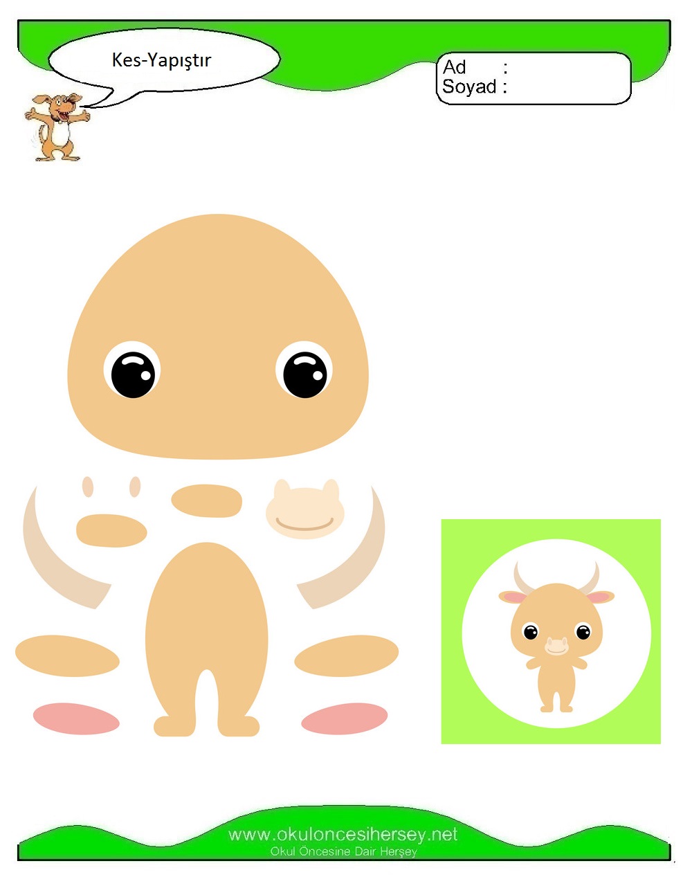 Kes Yapıştır Çalışmaları