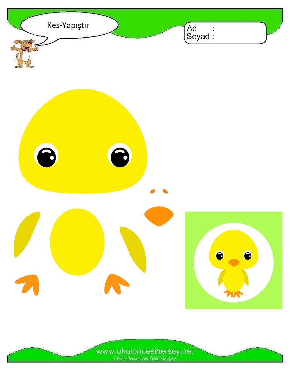 Kes Yapıştır Çalışmaları